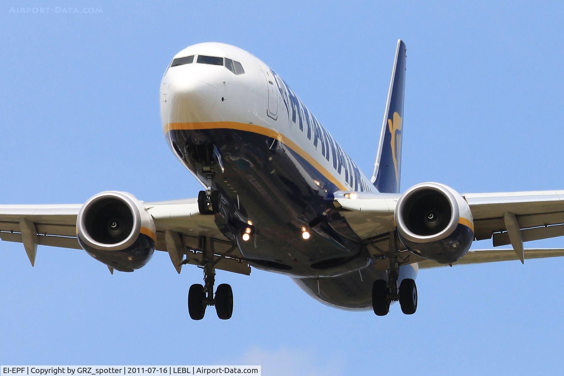 EI-EPF, 2011 Boeing 737-8AS C/N 40309, ......