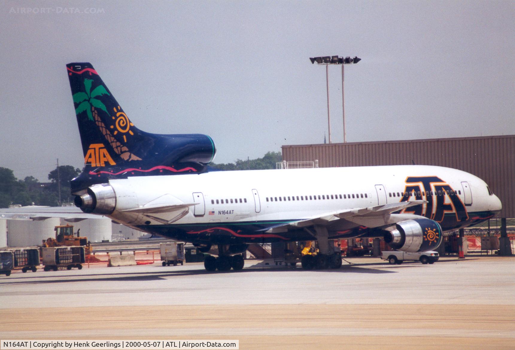 N164AT, 1982 Lockheed L-1011-385-3 TriStar 500 C/N 293A-1238, ATA - American Trans Ai