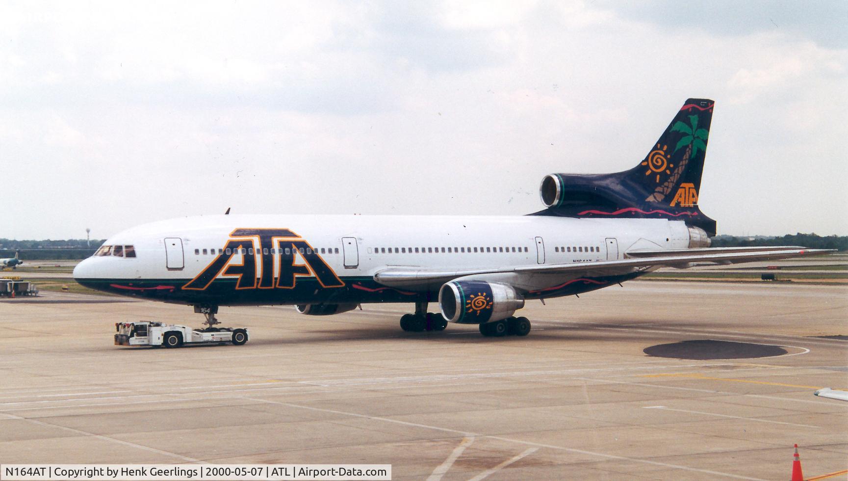 N164AT, 1982 Lockheed L-1011-385-3 TriStar 500 C/N 293A-1238, ATA - American Trans Ai