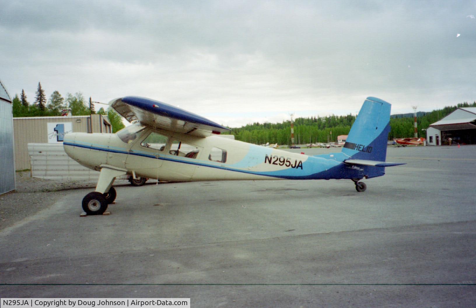 N295JA, 1959 Helio H-395 Super Courier C/N 514, 1959  H-395  c/n514	shown here at  Talkeetna,  AK 	was registered as C-FEYZ