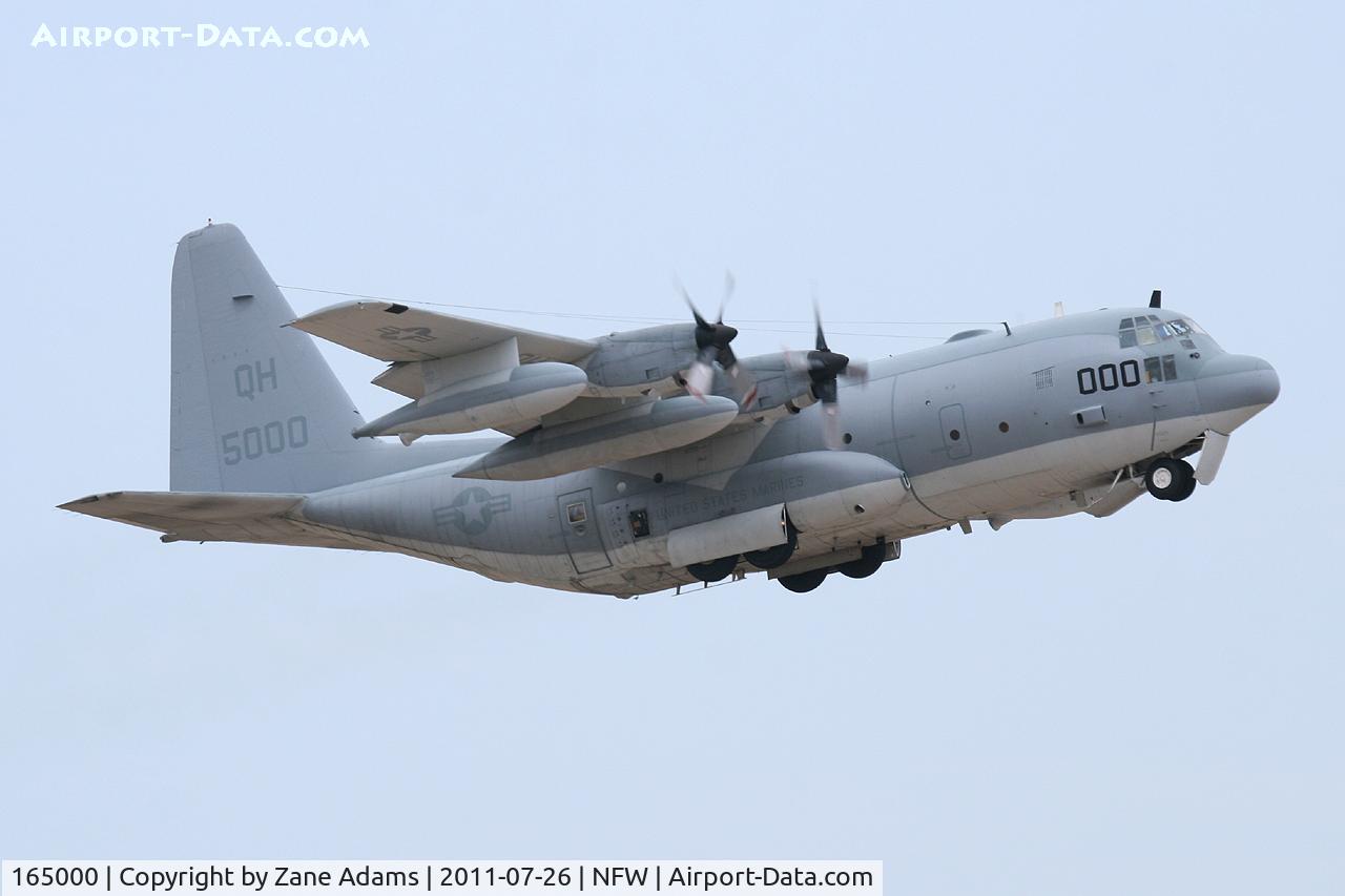 165000, 1991 Lockheed KC-130T Hercules C/N 382-5303, Departing NASJRB Fort Worth