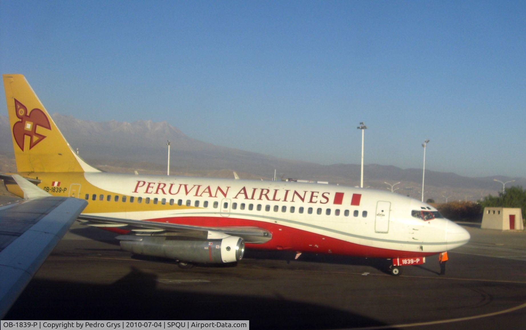 OB-1839-P, 1982 Boeing 737-204 C/N 22640, holiday foto from south america