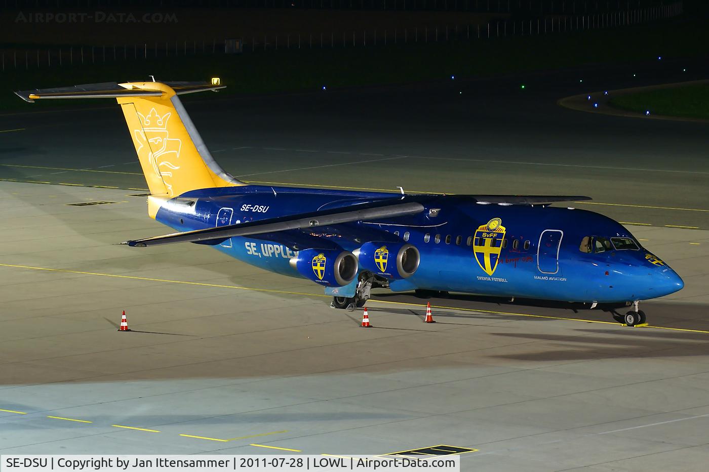 SE-DSU, 1994 British Aerospace Avro 146-RJ100 C/N E3248, SE-DSU @ LOWL