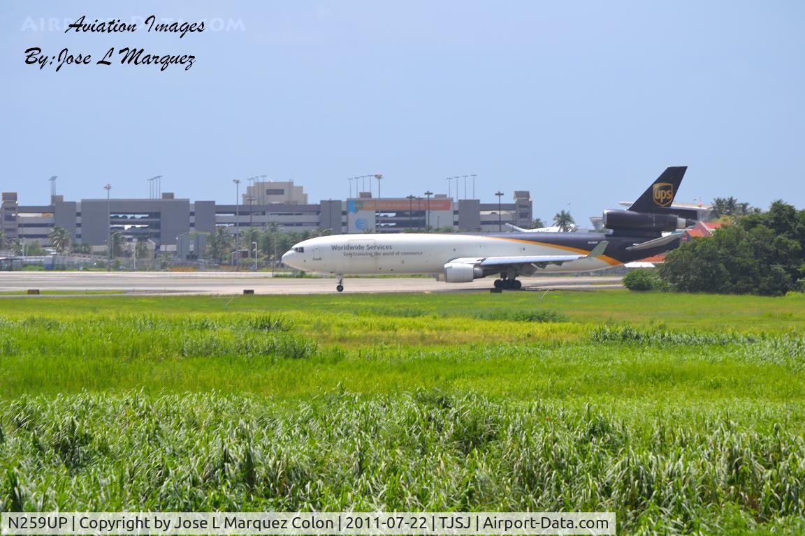 N259UP, 1991 McDonnell Douglas MD-11F C/N 48417, Now is a airplane of UPS is not complete white animore