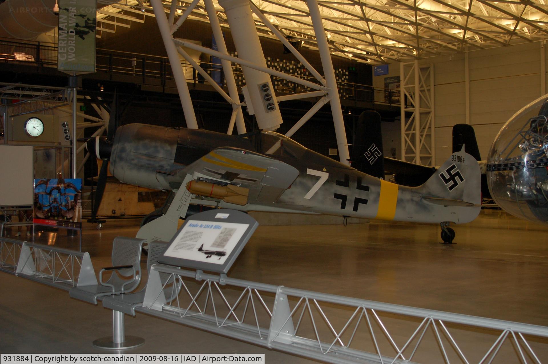 931884, 1943 Focke-Wulf Fw-190F-8 C/N 931884, 1943 Focke-Wulf FW.190F-8 at the Steven F. Udvar-Hazy Center, Smithsonian National Air and Space Museum, Chantilly, VA