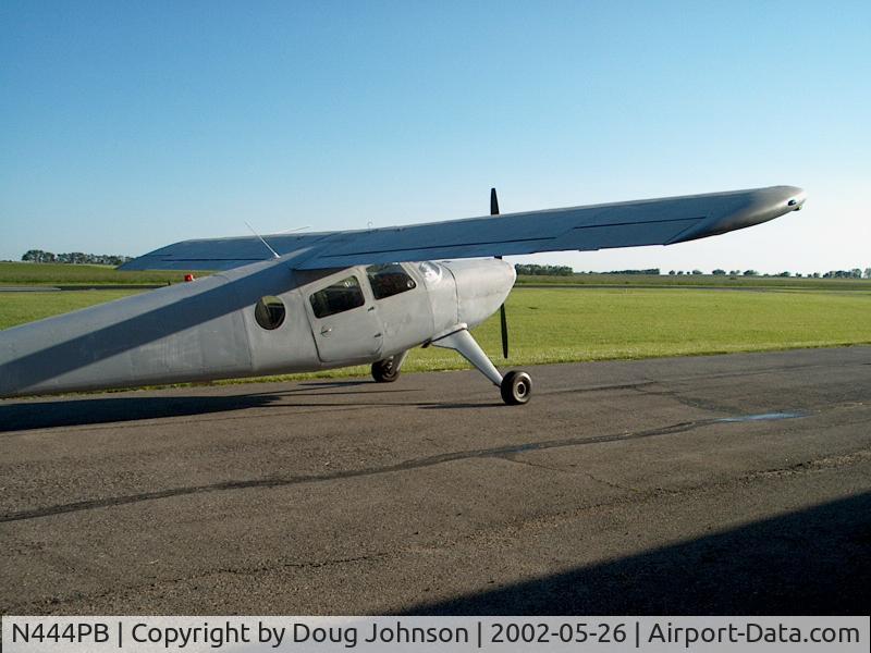 N444PB, 1957 Helio H-391B Courier C/N 056, 1957  H-391B	c/n56 in KS 	281 hrs TTAF when picture taken, returned from Guatemala as project airplane