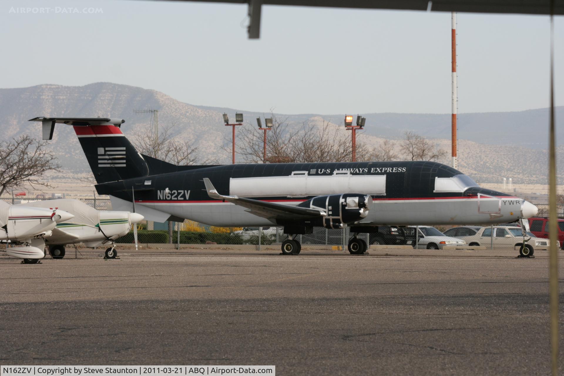 N162ZV, 1995 Beech 1900D C/N UE-162, Taken at Alburquerque International Sunport Airport, New Mexico in March 2011 whilst on an Aeroprint Aviation tour