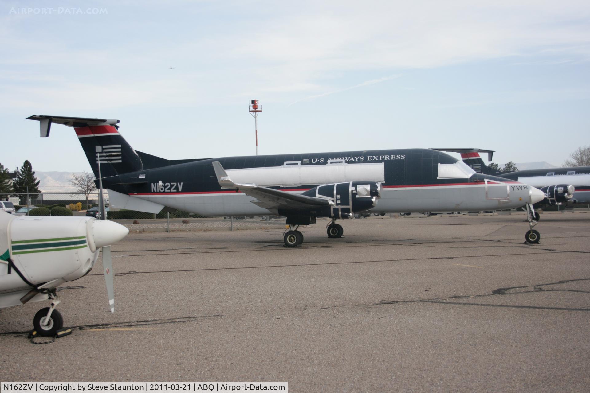 N162ZV, 1995 Beech 1900D C/N UE-162, Taken at Alburquerque International Sunport Airport, New Mexico in March 2011 whilst on an Aeroprint Aviation tour