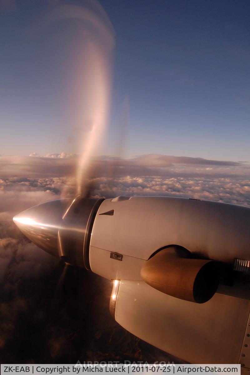 ZK-EAB, 2001 Raytheon 1900D C/N UE-425, Beautiful light on the way from Gisborne to Auckland