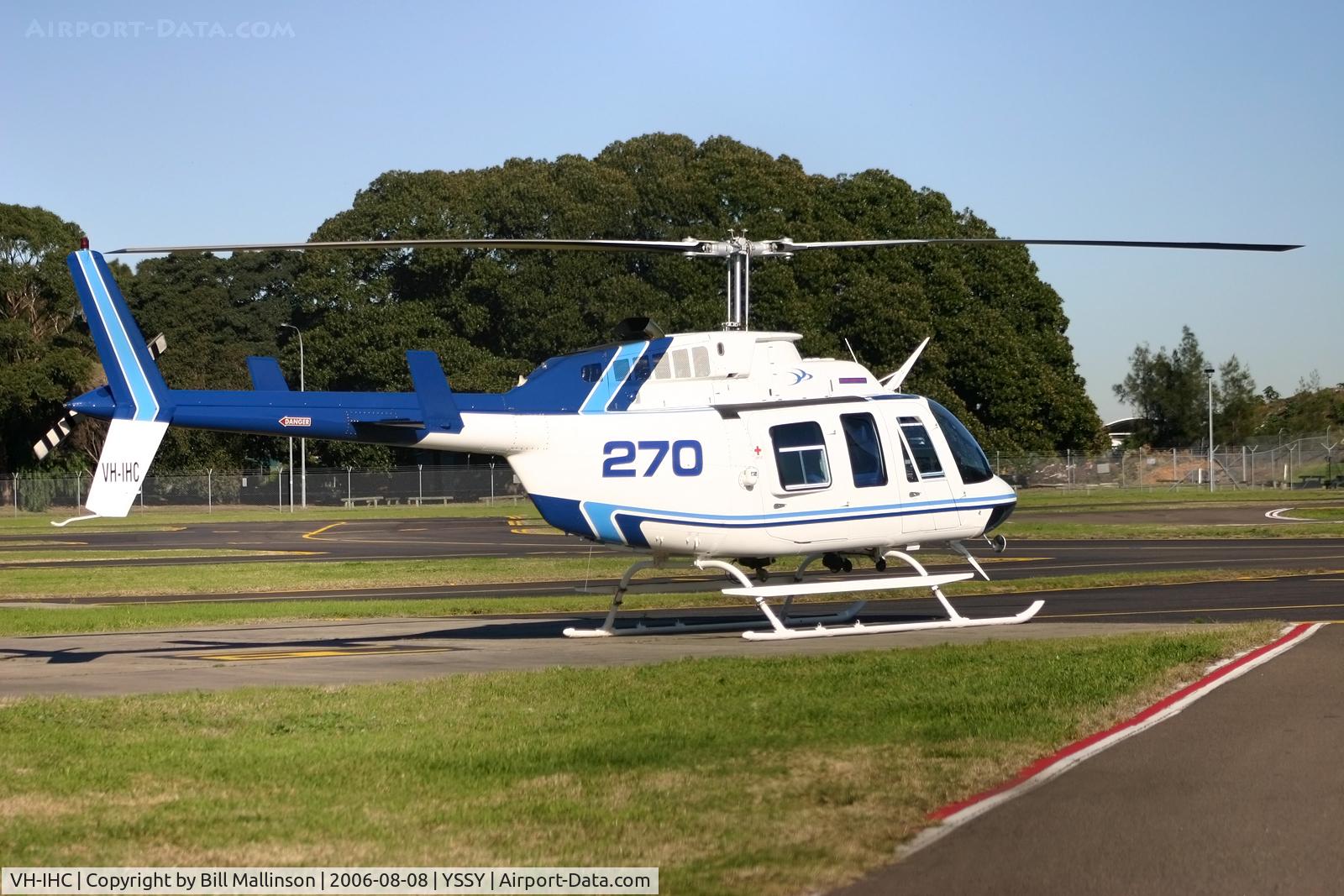 VH-IHC, 1981 Bell 206L-1 LongRanger II C/N 45614, ready for more passengers