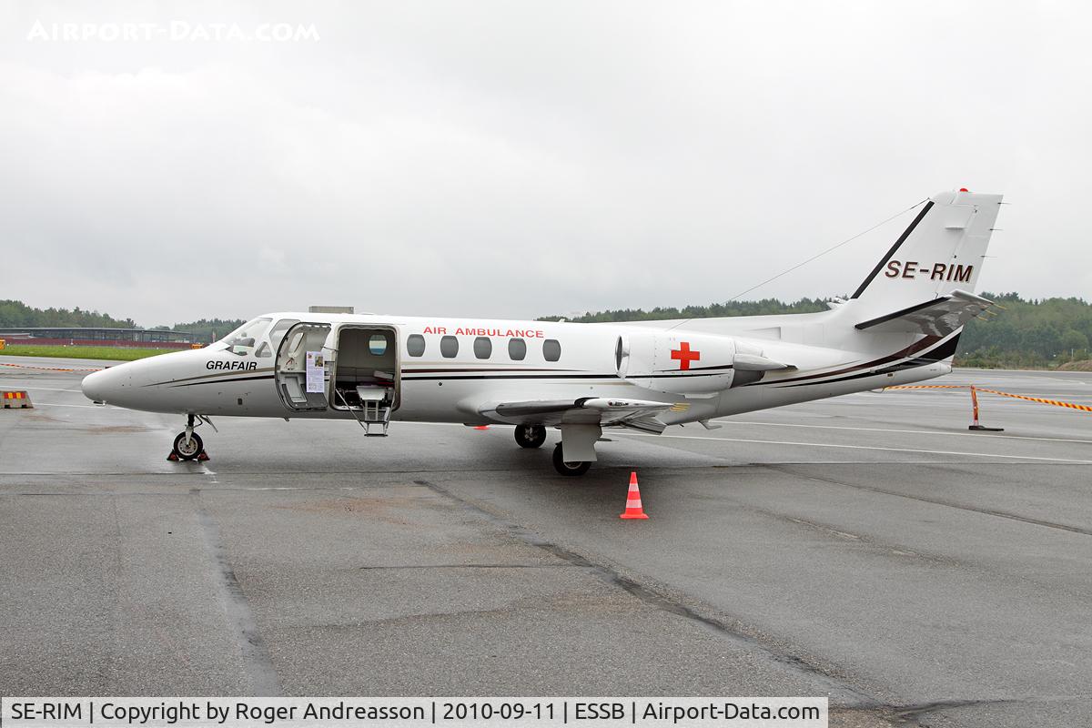 SE-RIM, 1979 Cessna 550 Citation II C/N 550-0071, Grafair's ambulance a/c