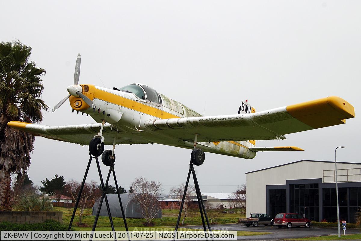 ZK-BWV, NZ Aerospace FU24-950 C/N 72, At Gisborne