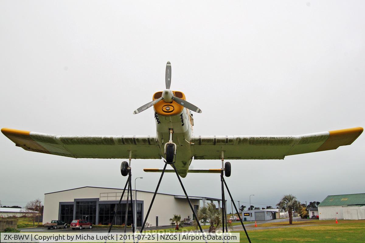 ZK-BWV, NZ Aerospace FU24-950 C/N 72, At Gisborne