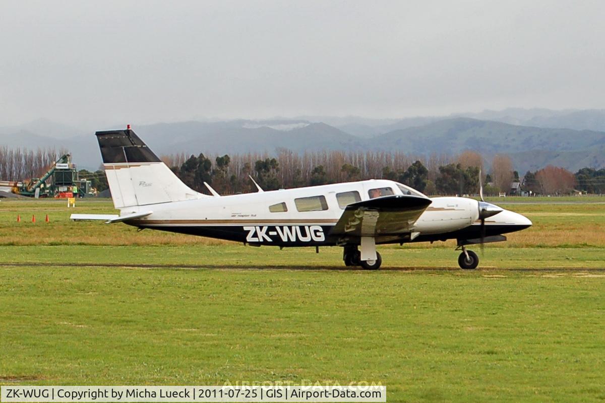ZK-WUG, Piper PA-34-200T C/N 34-7970329, At Gisborne