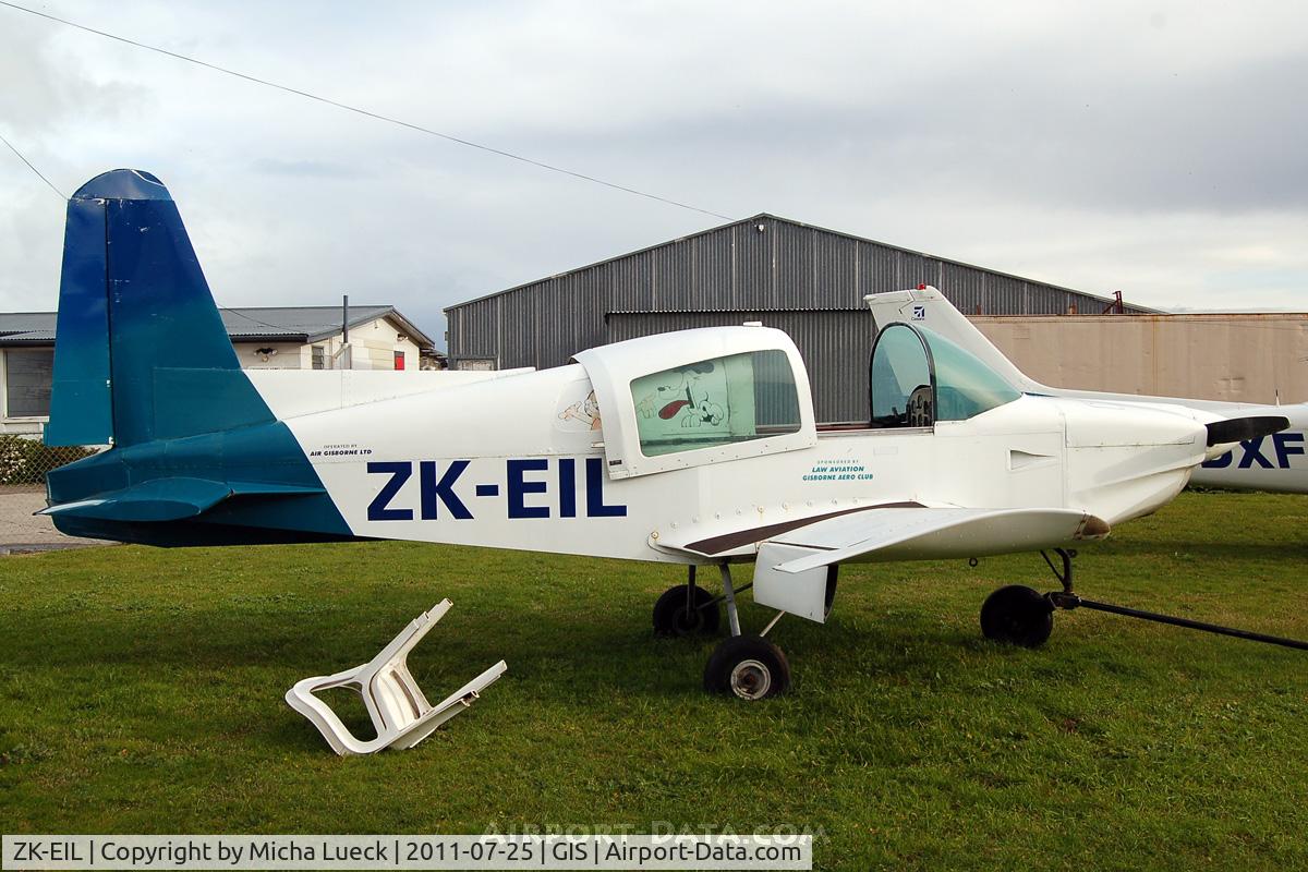 ZK-EIL, Grumman American AA-5 Traveler C/N AA5-0749, At Gisborne