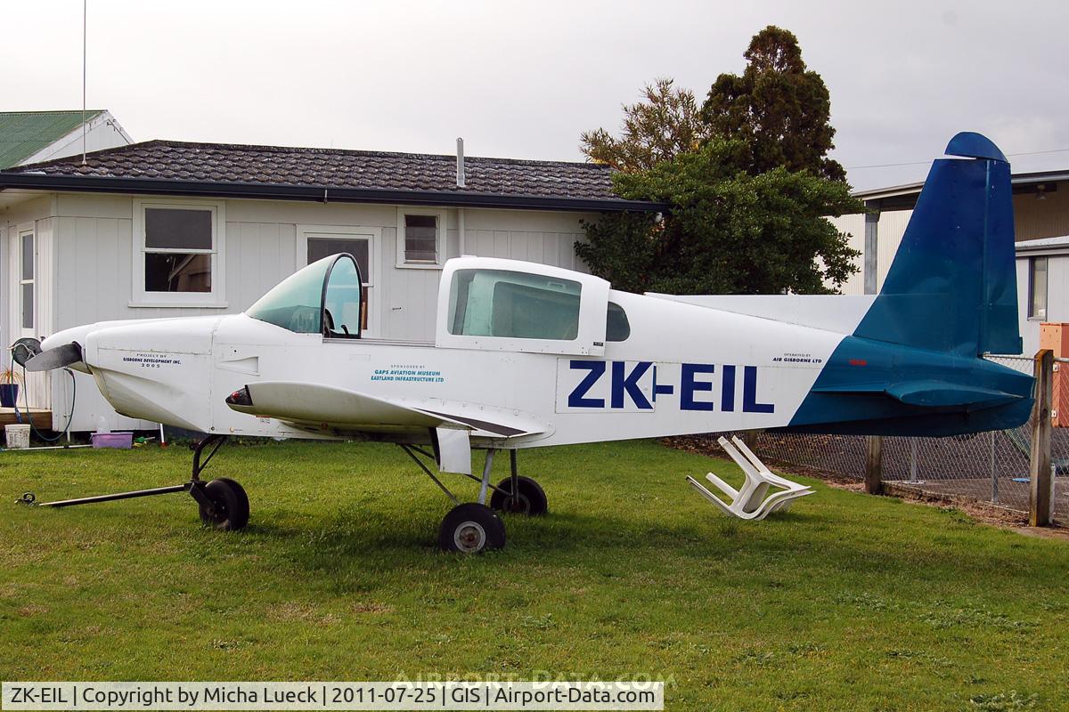 ZK-EIL, Grumman American AA-5 Traveler C/N AA5-0749, At Gisborne