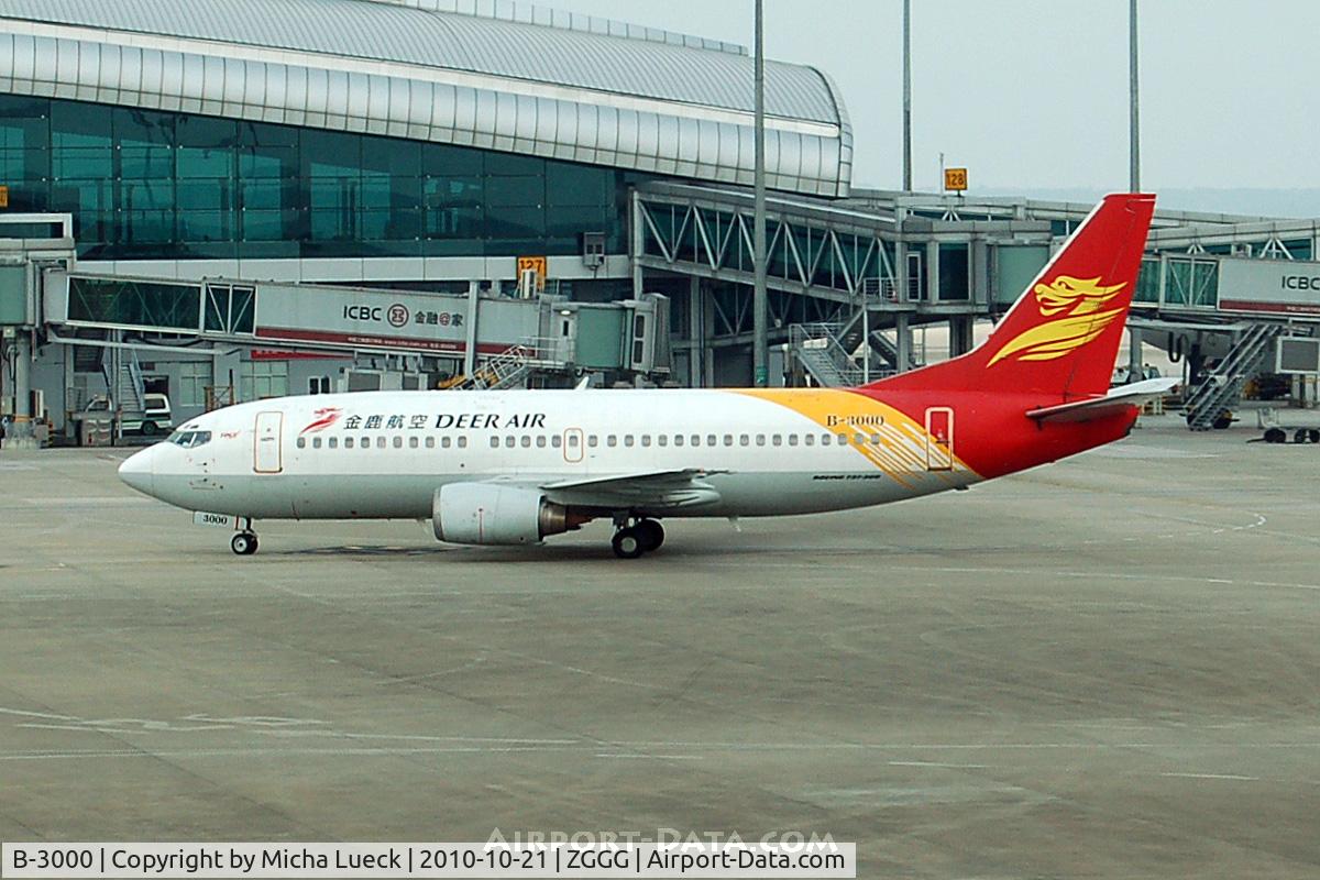 B-3000, 1998 Boeing 737-36Q C/N 29326, At Guangzhou