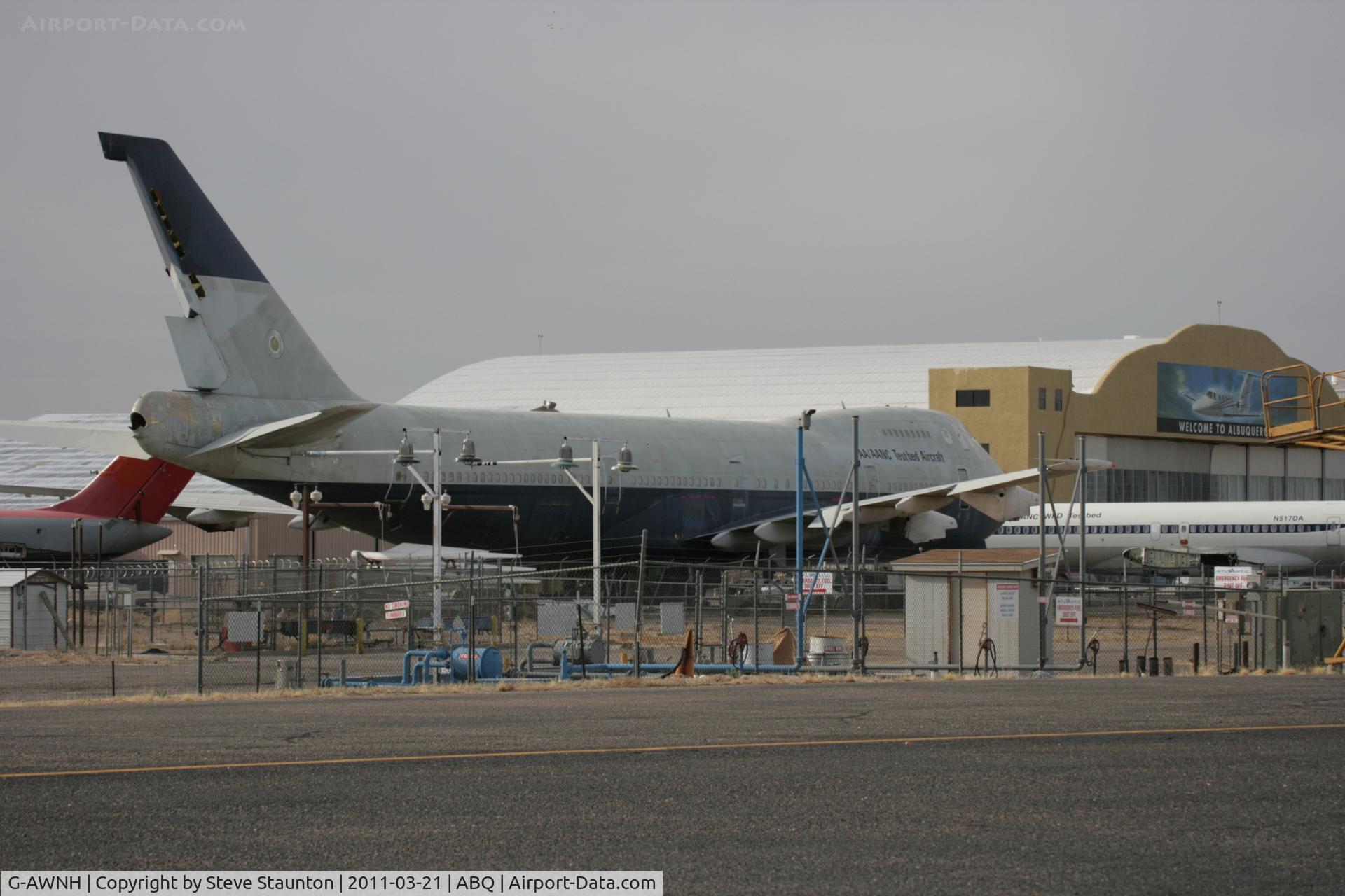 G-AWNH, 1971 Boeing 747-136 C/N 20270, Taken at Alburquerque International Sunport Airport, New Mexico in March 2011 whilst on an Aeroprint Aviation tour