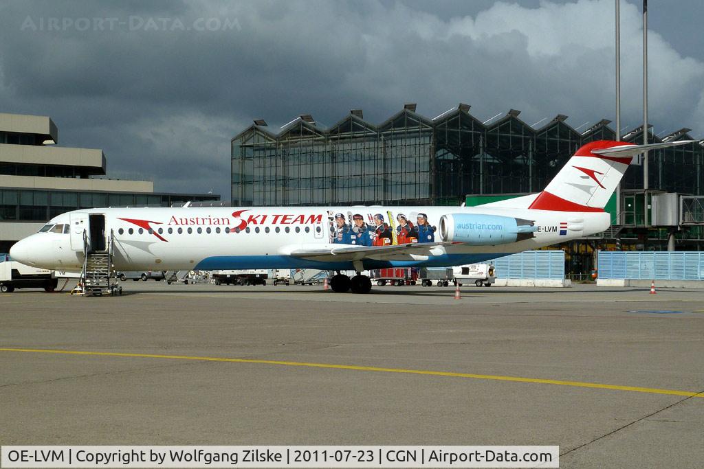 OE-LVM, 1991 Fokker F100 (F-28-0100) C/N 11361, visitor