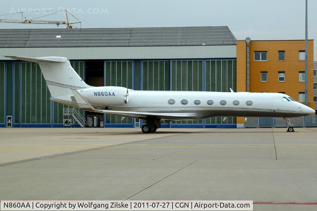 N860AA, 2005 Gulfstream Aerospace GV-SP (G550) C/N 5079, visitor