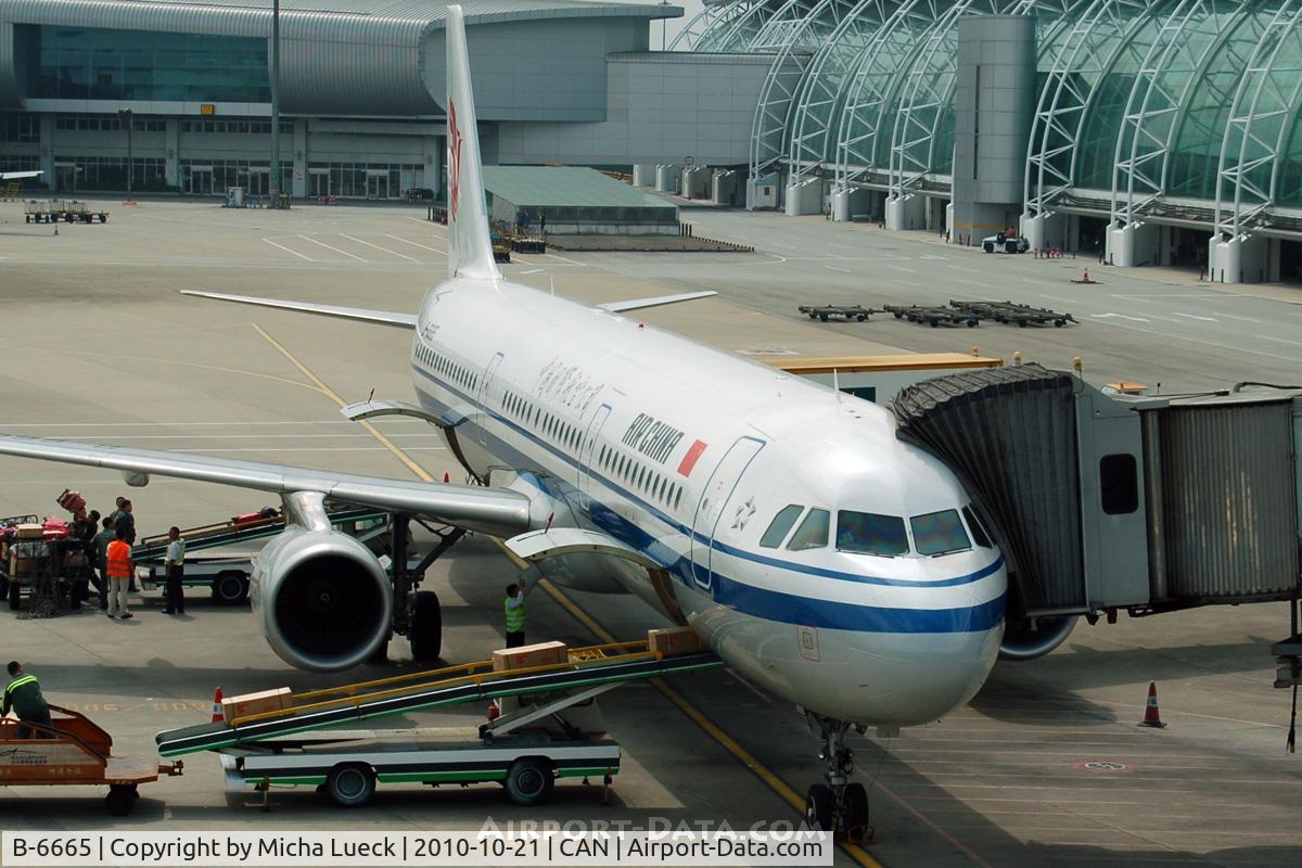 B-6665, Airbus A321-213 C/N 4318, At Guangzhou