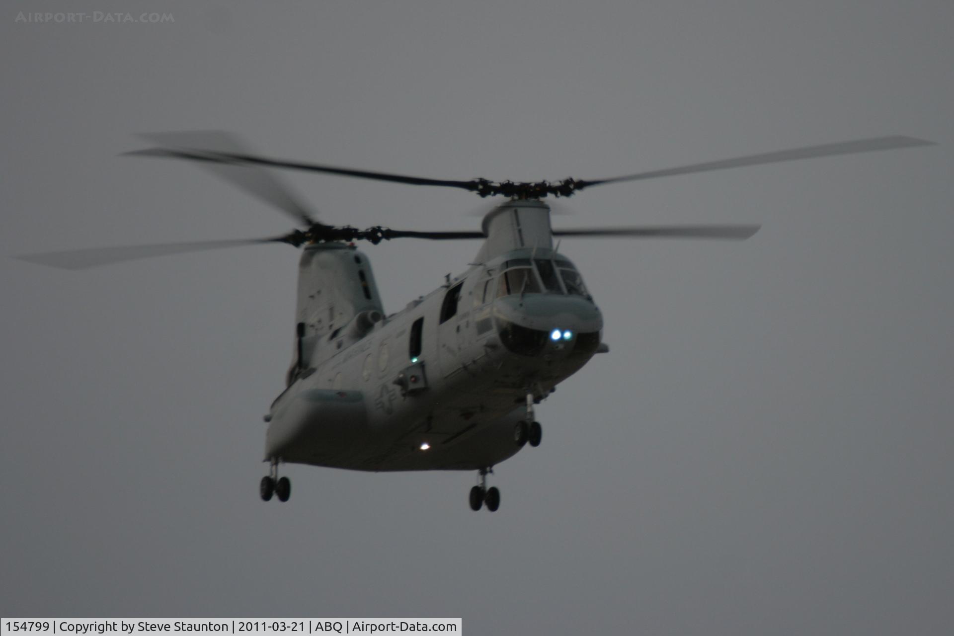 154799, Boeing Vertol CH-46F Sea Knight C/N 2412, Taken at Alburquerque International Sunport Airport, New Mexico in March 2011 whilst on an Aeroprint Aviation tour