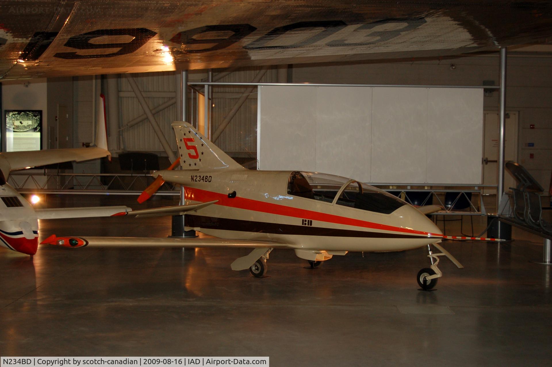 N234BD, Bede BD-5B C/N 2731001, Graichen BD-5A/B at the Steven F. Udvar-Hazy Center, Smithsonian National Air and Space Museum, Chantilly, VA
