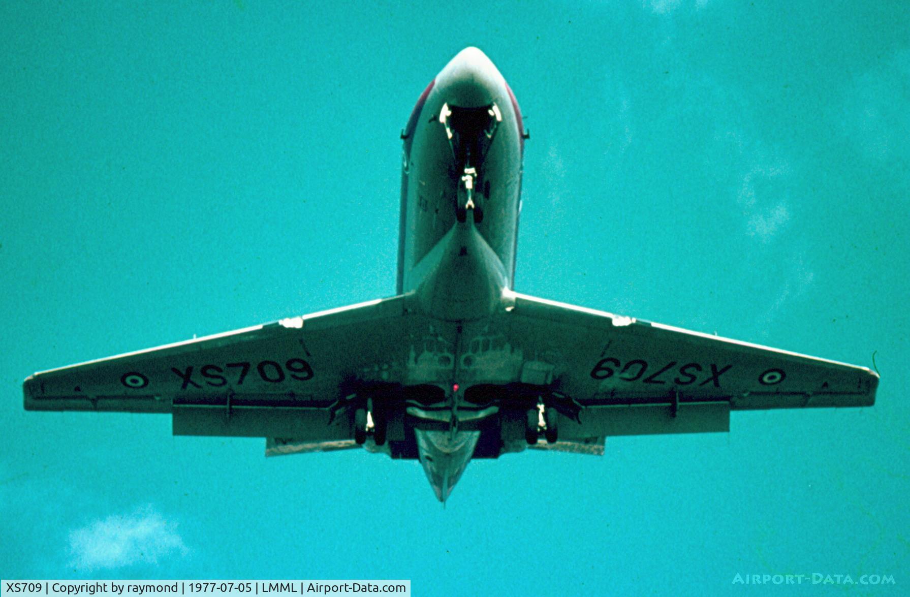 XS709, 1964 Hawker Siddeley HS.125 Dominie T.1 C/N 25011, Dominie XS709/M 6FTS RAF