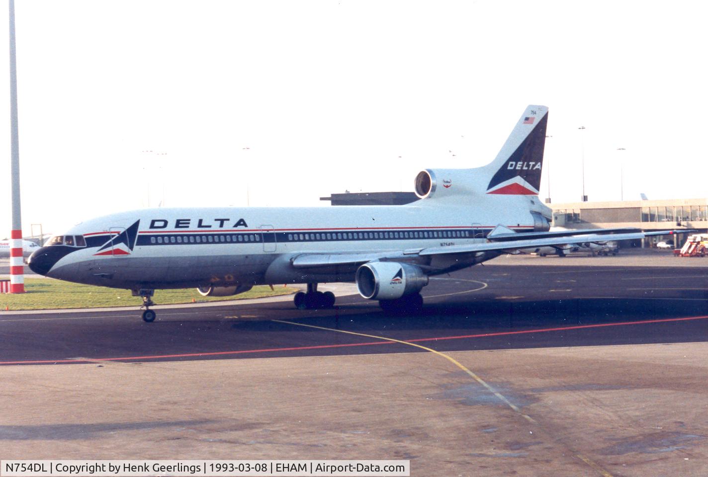 N754DL, 1980 Lockheed L-1011-385-3 TriStar 500 C/N 193Y-1181, Delta