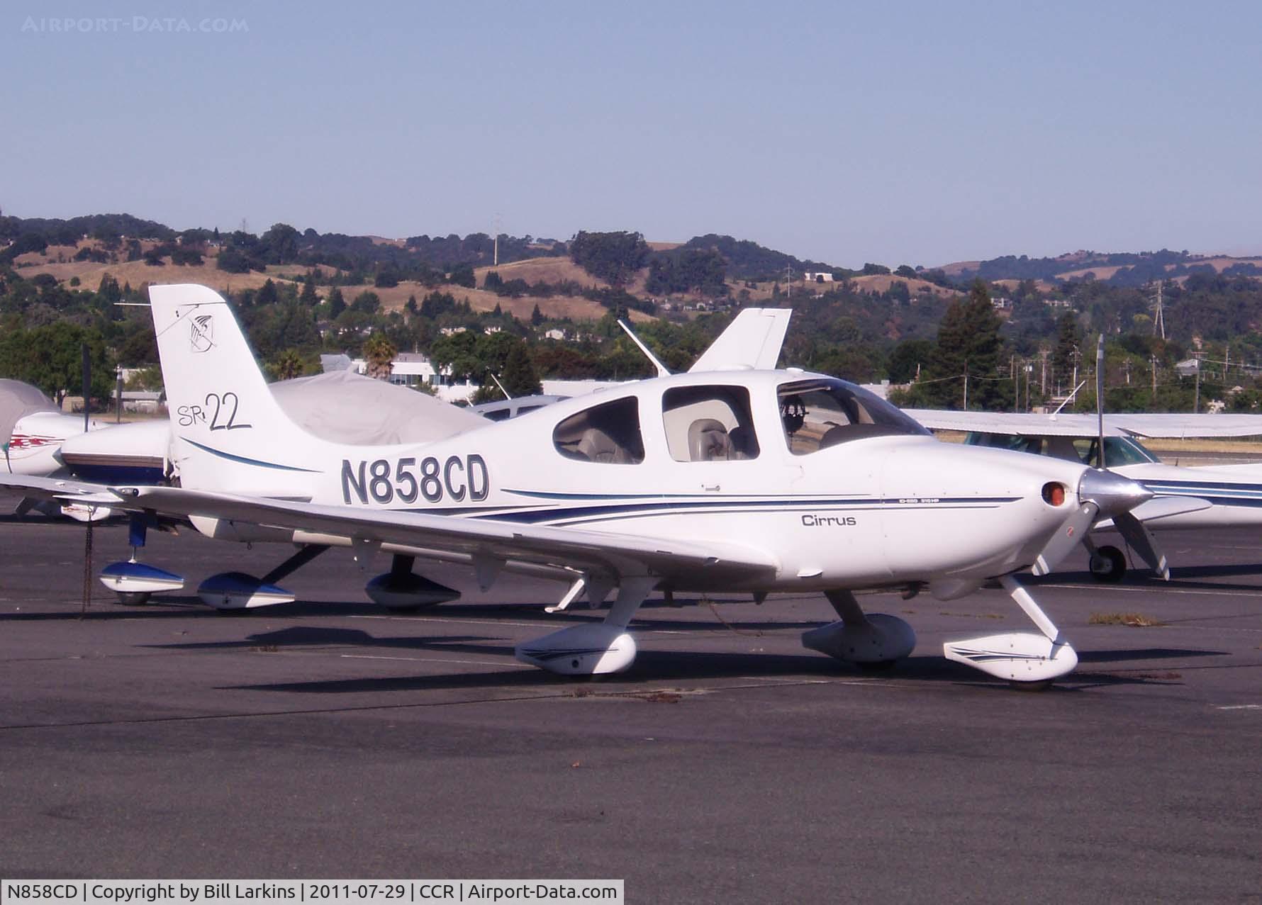 N858CD, 2001 Cirrus SR22 C/N 0127, Visitor