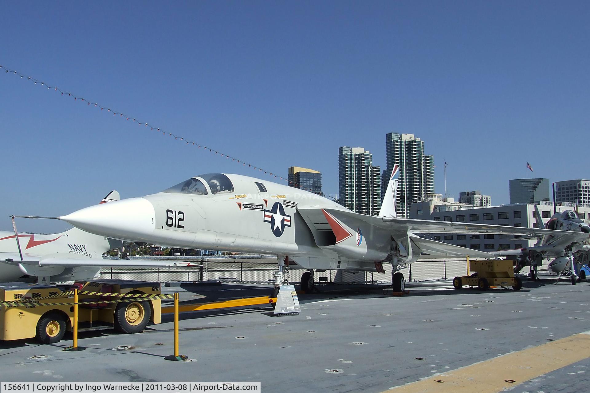 156641, North American RA-5C Vigilante C/N NR316-34, North American RA-5C Vigilante on the flight deck of the USS Midway Museum, San Diego CA