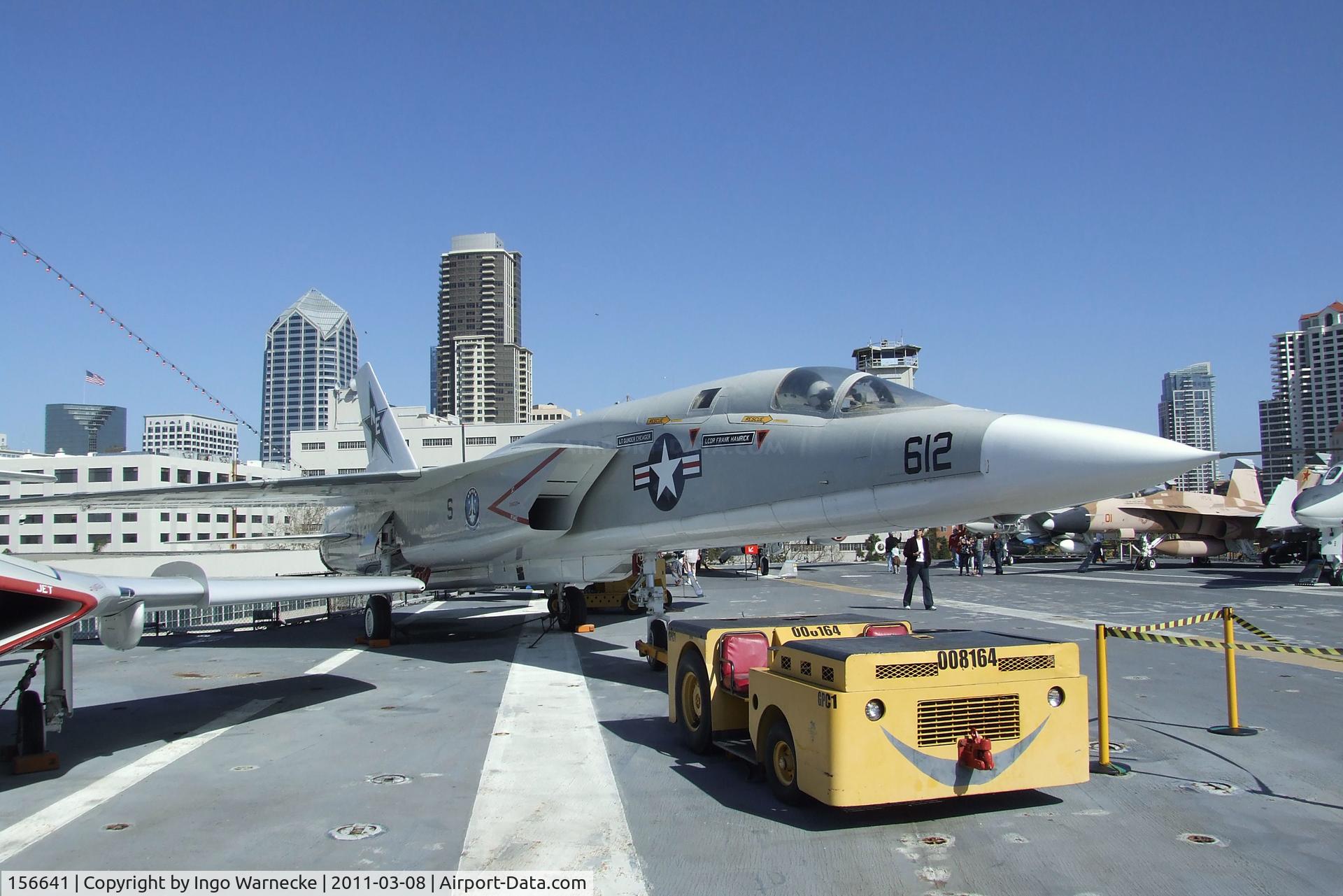 156641, North American RA-5C Vigilante C/N NR316-34, North American RA-5C Vigilante on the flight deck of the USS Midway Museum, San Diego CA