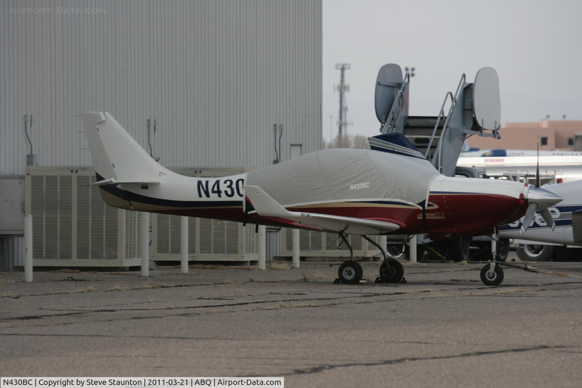 N430BC, 2006 Lancair IV-P C/N 1 (N430BC), Taken at Alburquerque International Sunport Airport, New Mexico in March 2011 whilst on an Aeroprint Aviation tour