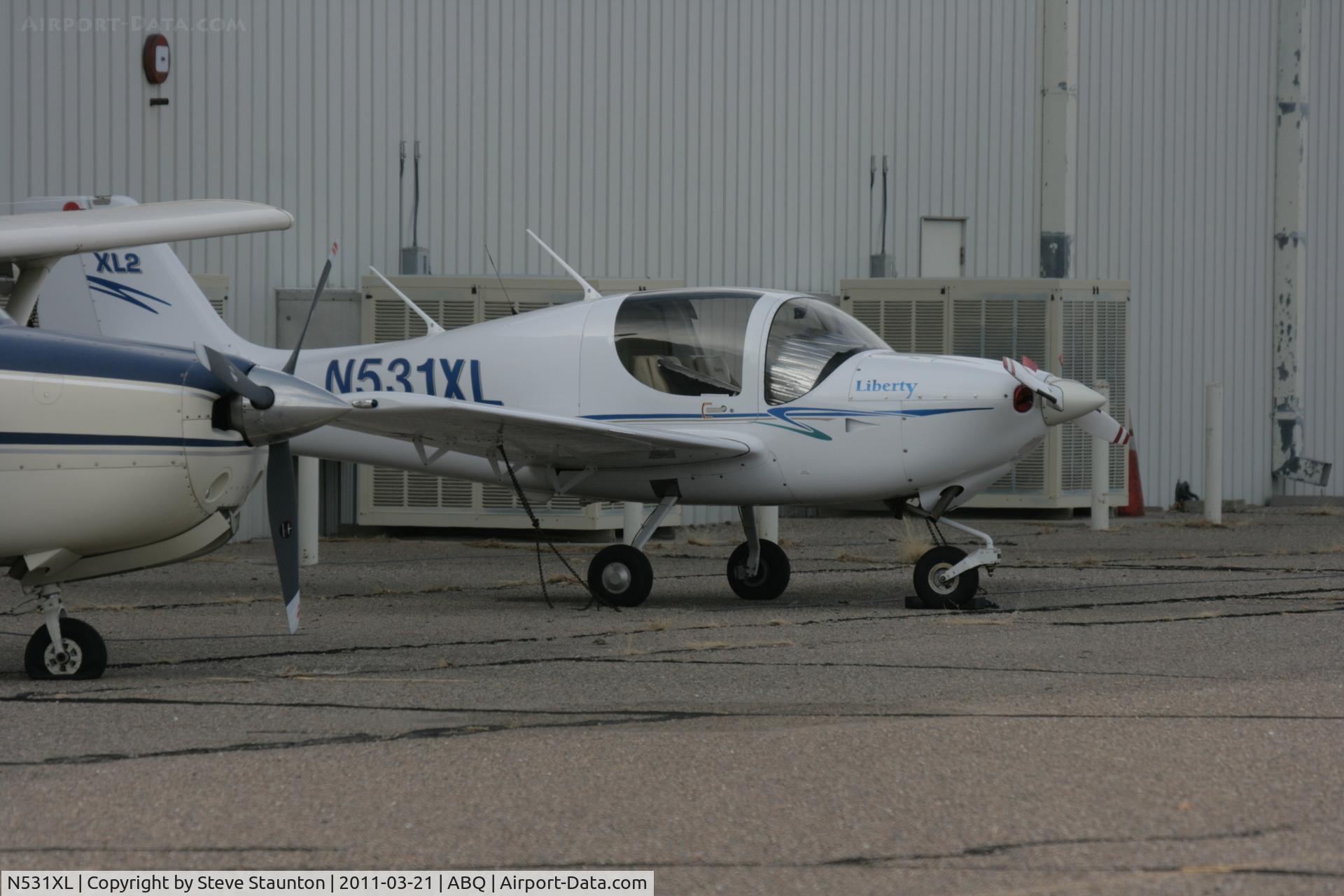 N531XL, 2006 Liberty XL-2 C/N 0025, Taken at Alburquerque International Sunport Airport, New Mexico in March 2011 whilst on an Aeroprint Aviation tour
