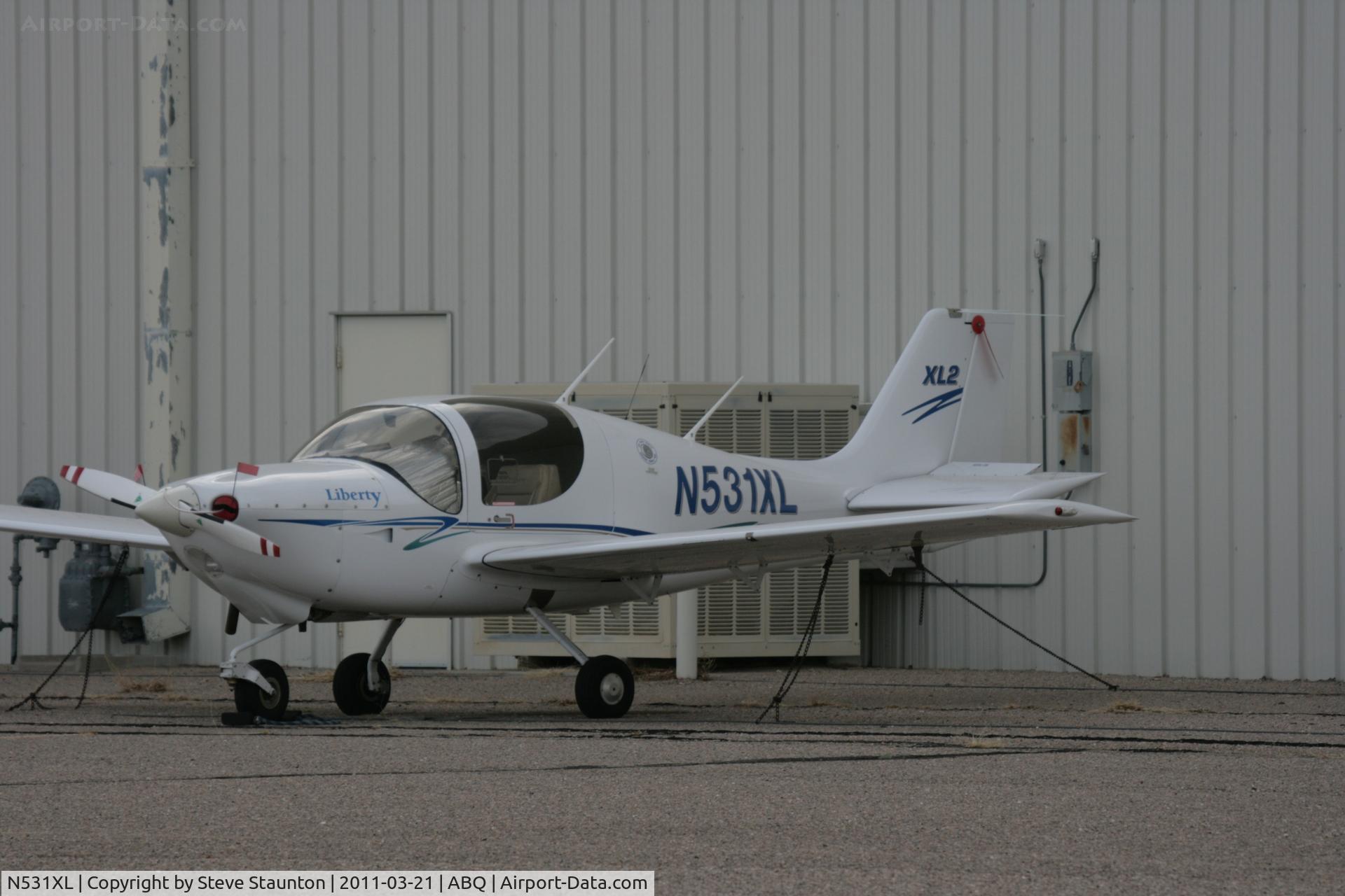N531XL, 2006 Liberty XL-2 C/N 0025, Taken at Alburquerque International Sunport Airport, New Mexico in March 2011 whilst on an Aeroprint Aviation tour