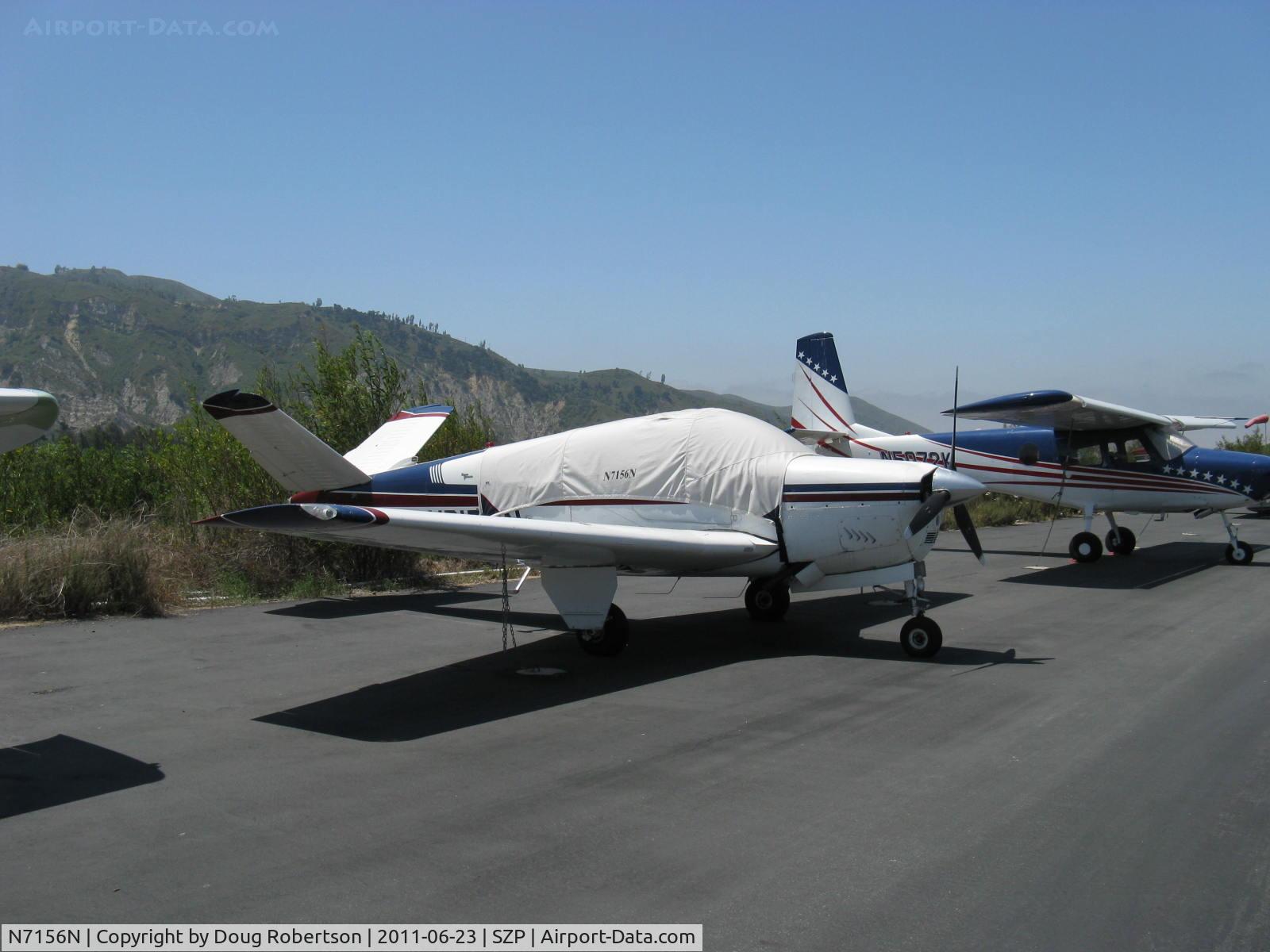 N7156N, 1968 Beech V35A Bonanza C/N D-8687, 1968 Beech V35A BONANZA, Continental IO-520-B 285 Hp
