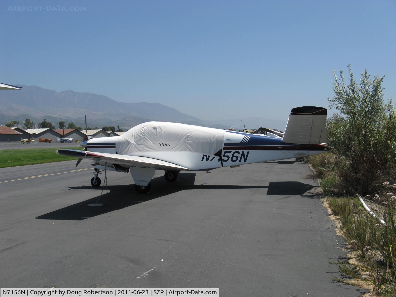 N7156N, 1968 Beech V35A Bonanza C/N D-8687, 1968 Beech V35A BONANZA, Continental IO-520-B 285 Hp
