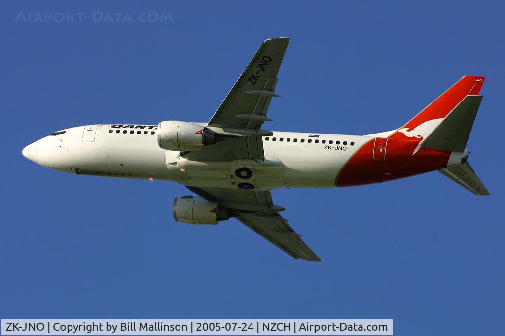 ZK-JNO, 1989 Boeing 737-376 C/N 24298, away from 02