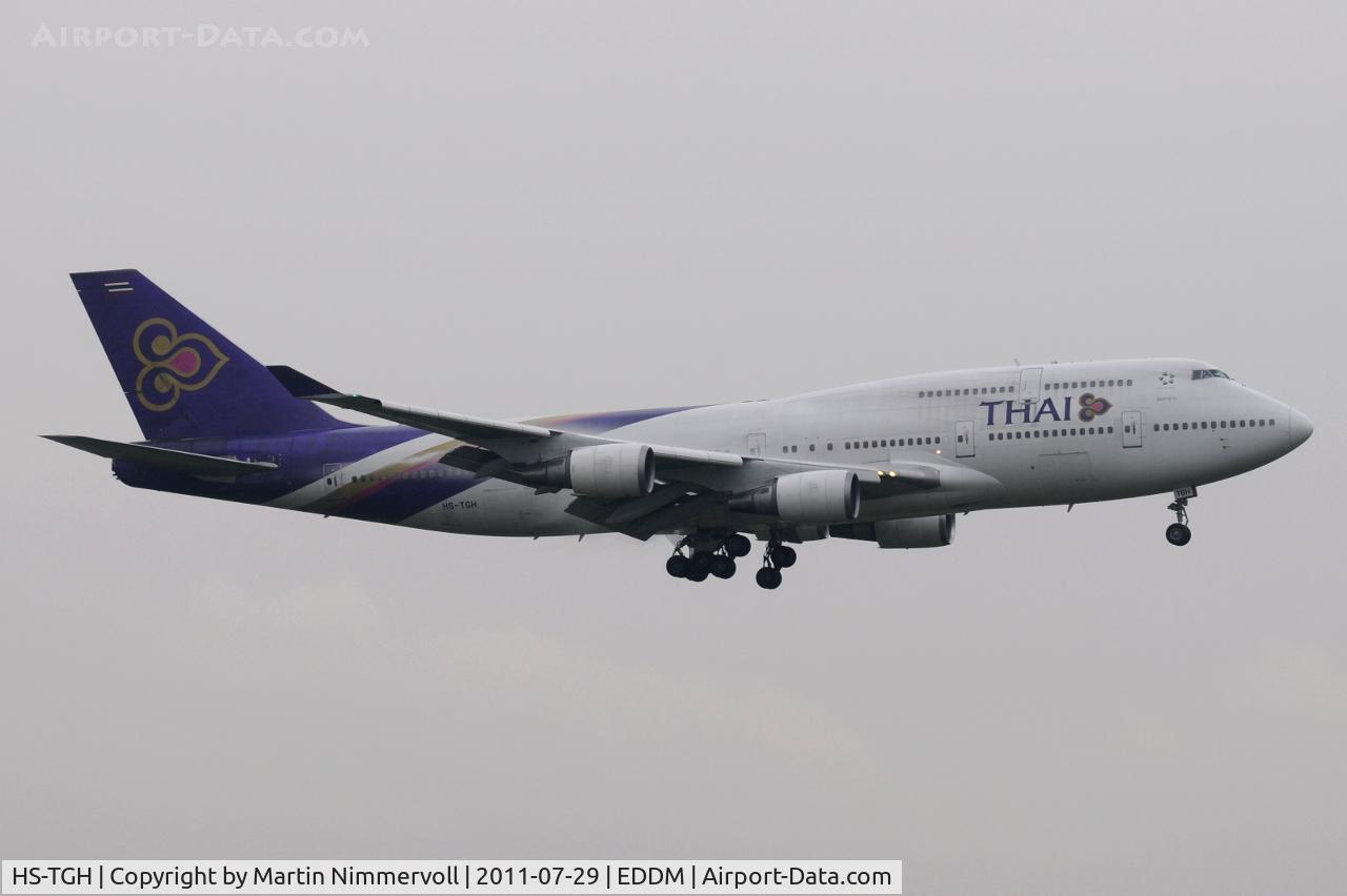 HS-TGH, 1989 Boeing 747-4D7 C/N 24458, Thai Airways