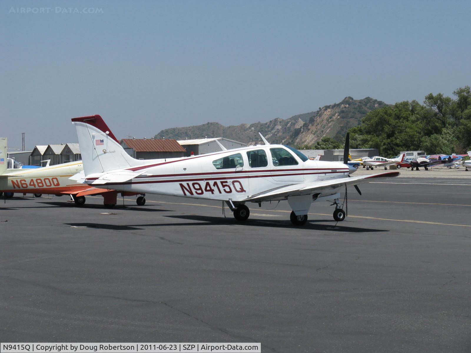 N9415Q, 1972 Beech F33A Bonanza C/N CE-362, 1972 Beech F33A BONANZA, Continental IO-520-BA 285 Hp