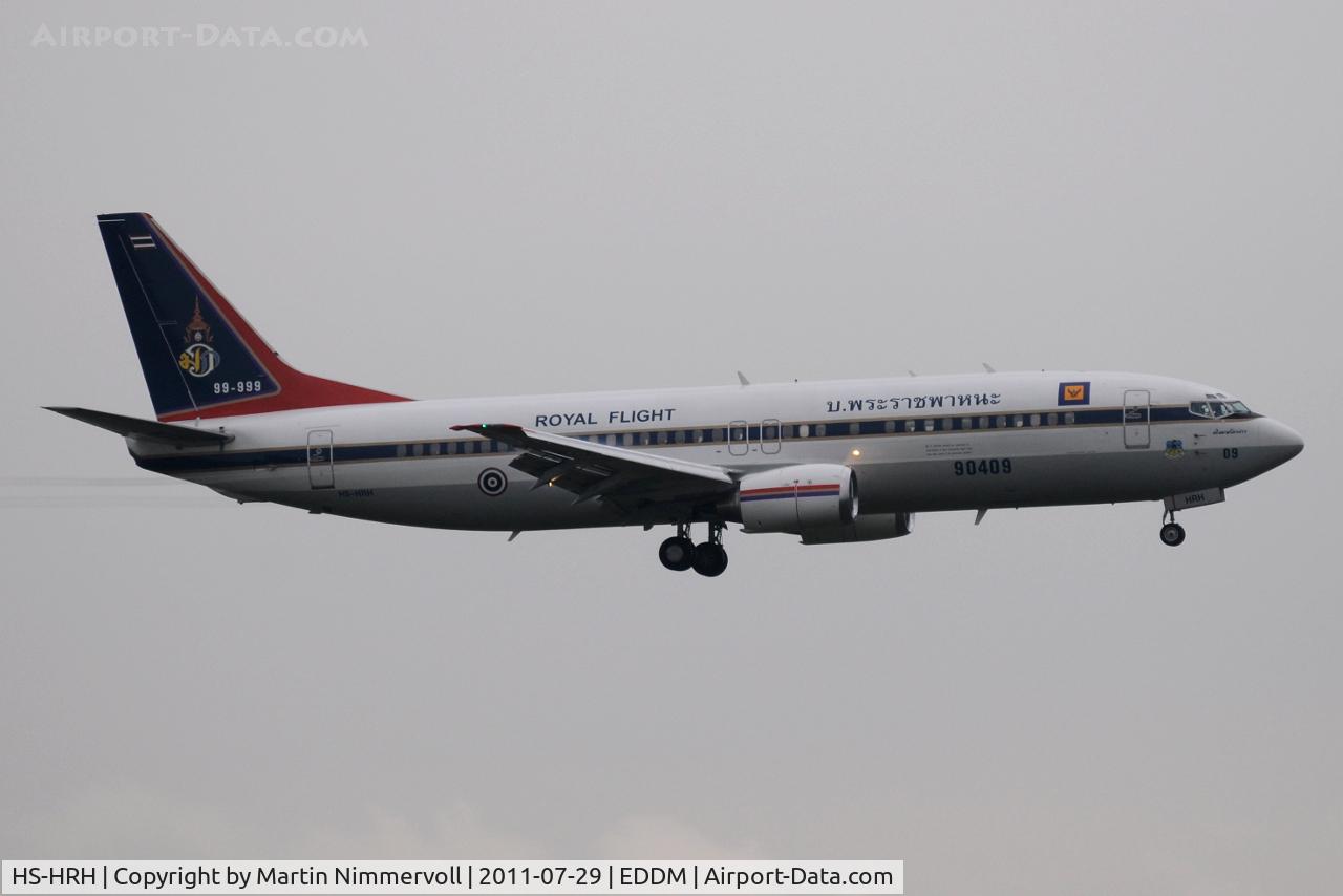HS-HRH, 1990 Boeing 737-448 C/N 24866, Thai - Royal Flight