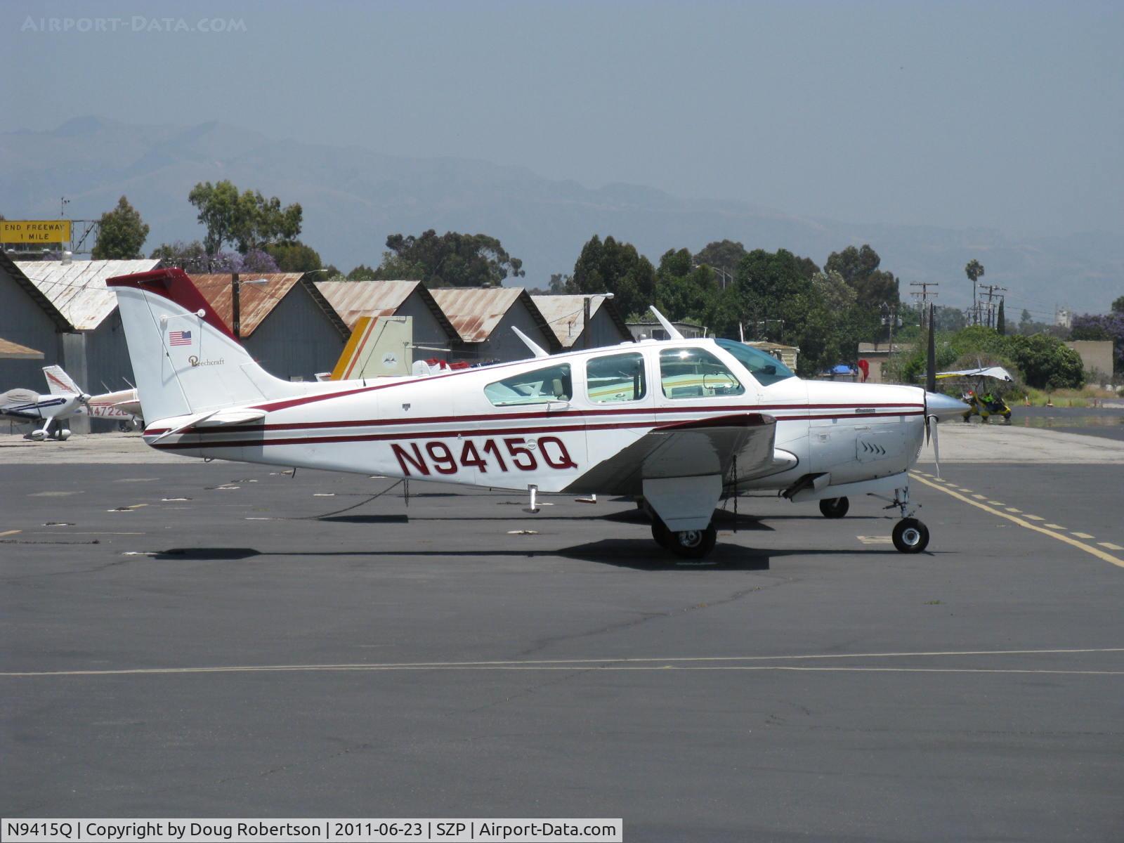 N9415Q, 1972 Beech F33A Bonanza C/N CE-362, 1972 Beech F33A BONANZA, Continental IO-520-BA 285 Hp