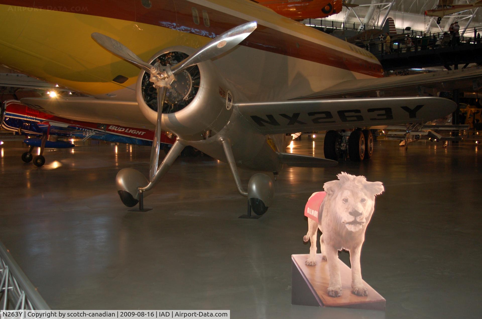 NX263Y, Turner RT-14, Turner RT-14 Meteor at the Steven F. Udvar-Hazy Center, Smithsonian National Air and Space Museum, Chantilly, VA