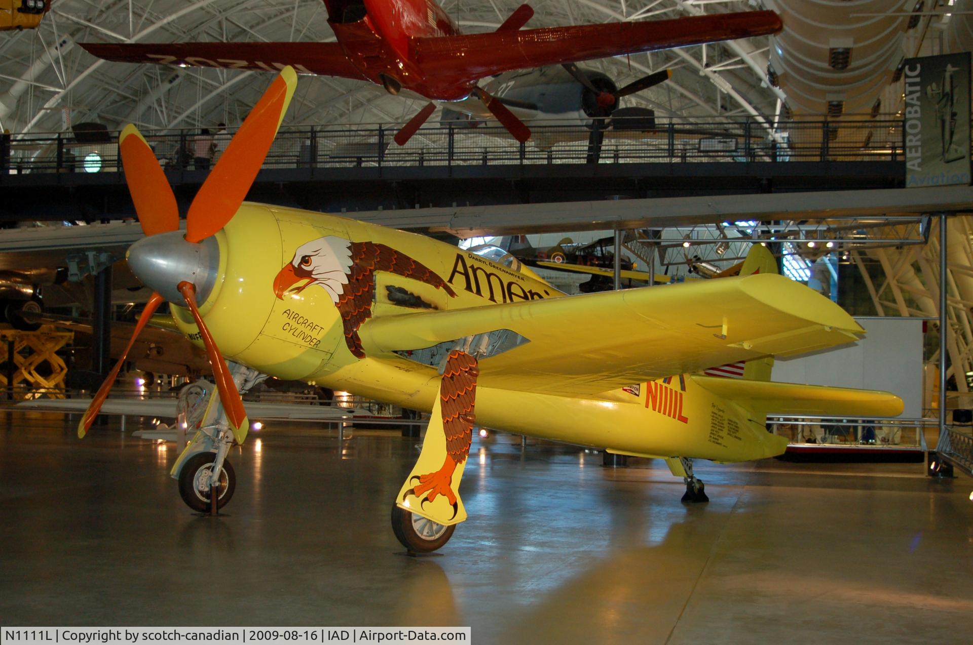 N1111L, 1948 Grumman F8F-2 (G58) Bearcat C/N D.1020, Grumman F8F-2, Bearcat, 