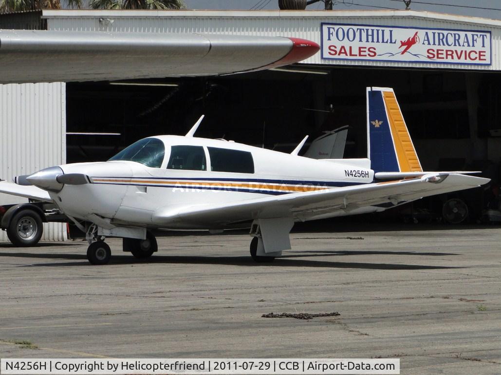 N4256H, 1978 Mooney M20J 201 C/N 24-0685, Has been put back together and moved outside the work area