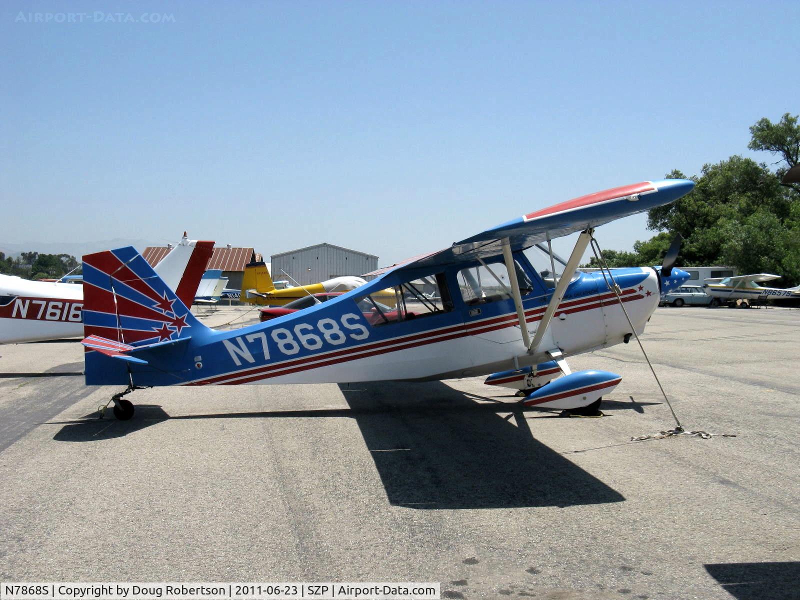 N7868S, 1976 Bellanca 8KCAB Decathlon C/N 269-76, 1976 Bellanca 8KCAB SUPER DECATHLON, Lycoming AEIO-360 180 Hp