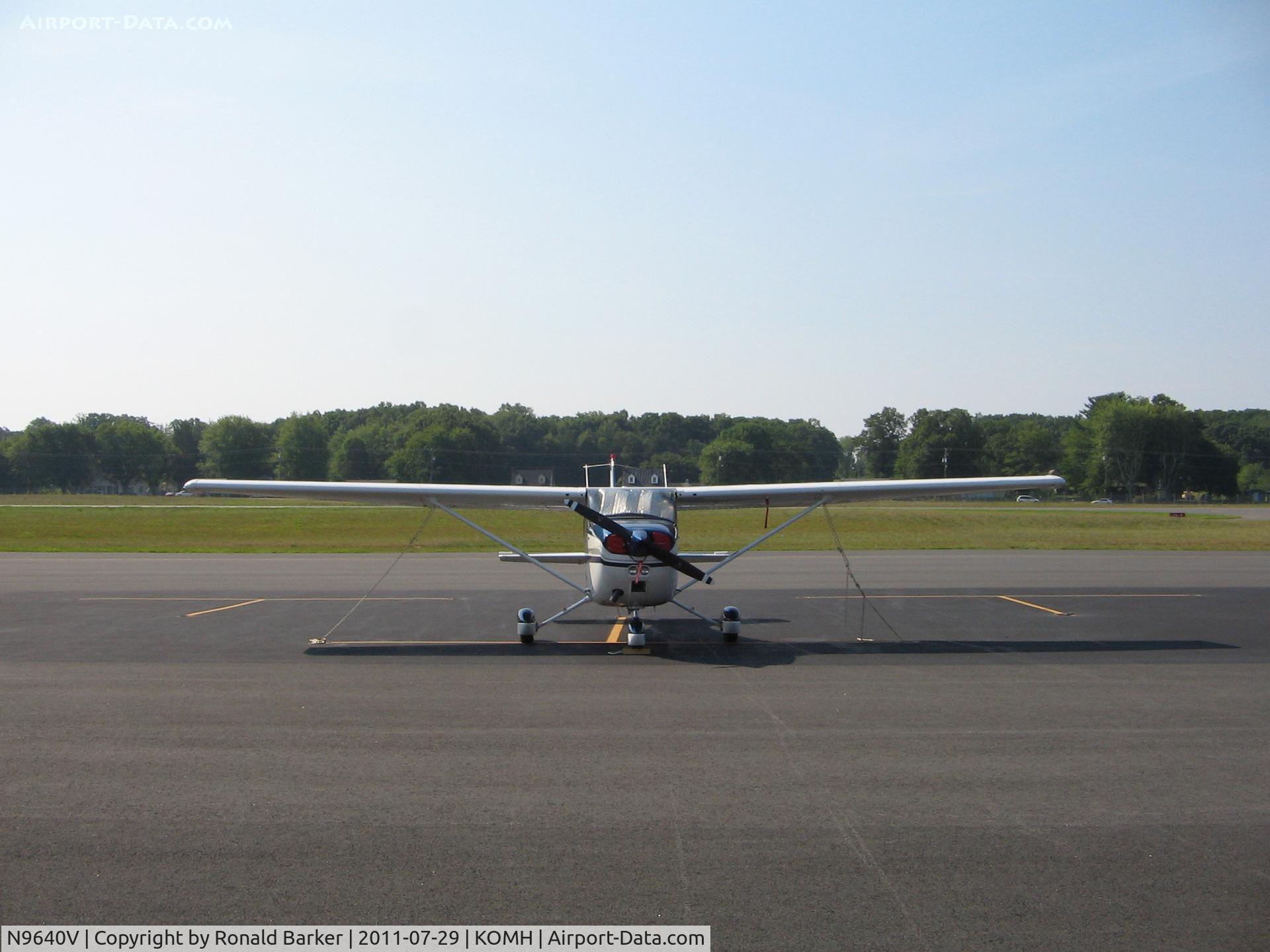 N9640V, 1974 Cessna 172M C/N 17264420, Orange