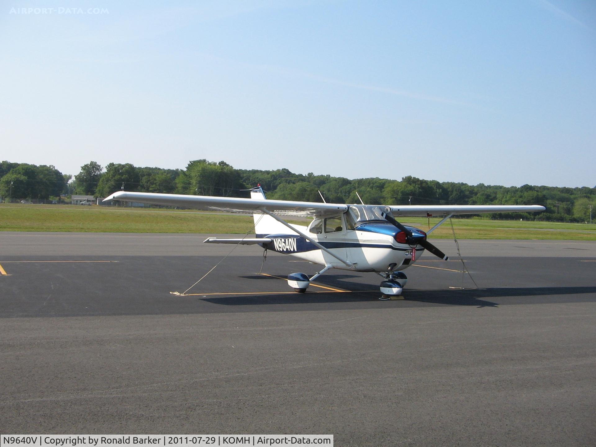 N9640V, 1974 Cessna 172M C/N 17264420, Orange