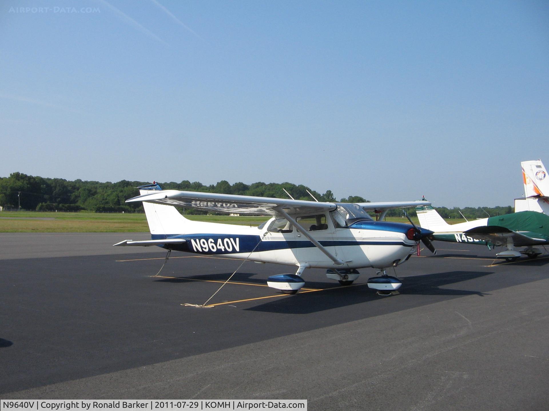 N9640V, 1974 Cessna 172M C/N 17264420, Orange