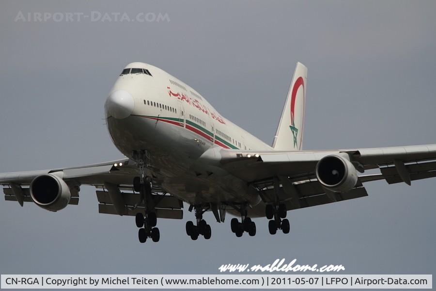 CN-RGA, 1993 Boeing 747-428 C/N 25629, Royal Air Maroc